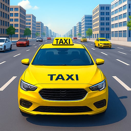 Taxi Driving 3D: Traffic Drive Simulator Top Stunt Game