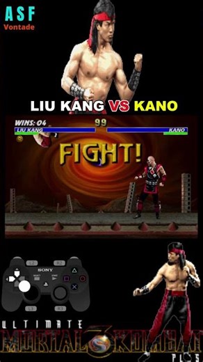 LIU KANG VS KANO UMK3 PLUS #retrogames #arcade #umk3