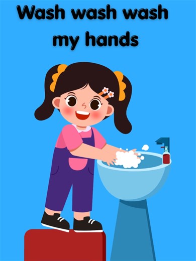 Wash Wash Wash My Hands Song for Kids | Hand Washing Song for Toddlers #kidssongs #learningforkids A fun and catchy hand washing song for kids and toddlers to help make learning healthy habits easy and exciting. Sing along as little ones learn to use soap, scrub their hands, rinse, and dry.