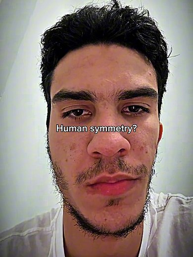 Human symmetry☠️💀#symmetry #face #filter #fyp