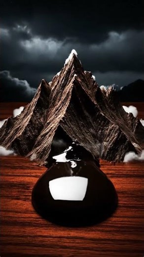 Coffee Drop Becomes EPIC Mountain Peak! ☕⛰️