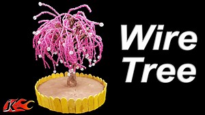 DIY Beads Wire Tree Tutorial | How to make | JK Arts 1512 | JK Arts