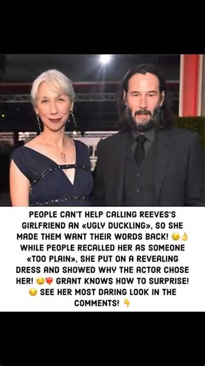 How dare she?»> Keanu Reeves brings his gray-haired girlfriend to the Red Carpet and steals the spot | Michael M. Hinton | Facebook