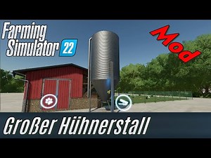 LS22: Large Chicken Coop Mod Introduction: my own mod