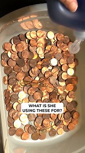 What is she using pennies for? 🤔 | DIY with Hometalk