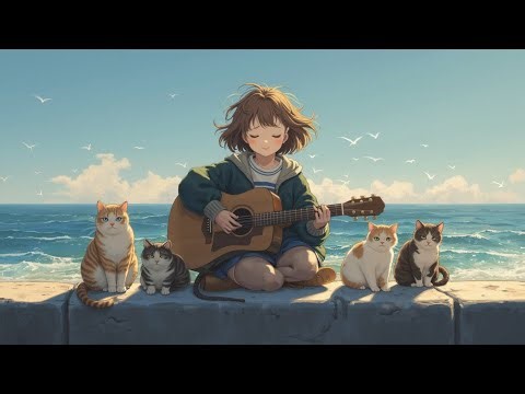 Chill Jazz Guitar Relaxing Music 🎶 Acoustic Jazz by the Sea | Smooth Jazz Songs