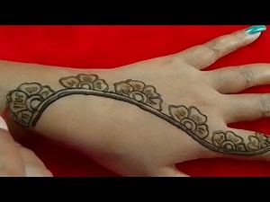 Very easy & Beautiful Back Hand Mehndi Design | Simple Mehndi Tutorial for Beginners | Mehndi Design