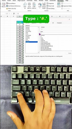 Add a Dot or Parenthesis to Excel Serial Numbers with One Easy Keyboard Trick#viral #foryou #usa