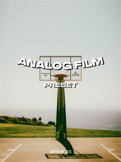 Analog Film Preset for Vintage Cinematic Photos