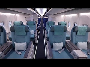 KOREAN AIR B737 MAX 8 INAUGURAL Business class