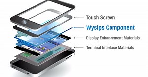 Display of Kyocera's smartphone prototype soaks up solar power