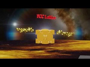 Face Centered Cubic Unit Cell , 3D Animation , FCC