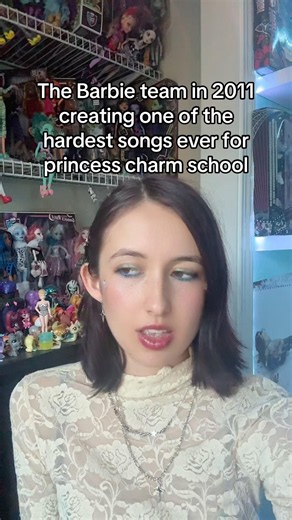 The Barbie team in 2011 creating one of the hardest songs ever for princess charm school