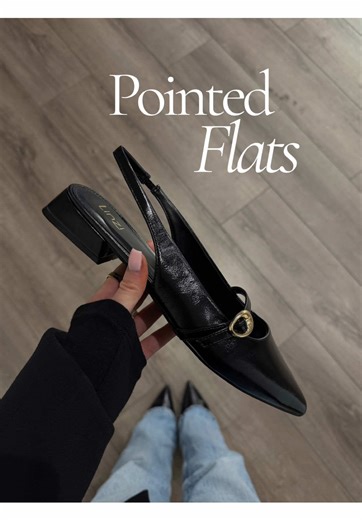 The perfect, easy option to upgrade your outfits. #pointedflats #workshoes #fashion #pointedheels #shoeideas