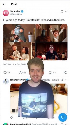 18 years ago today, ‘Ratatouille’ released in theaters