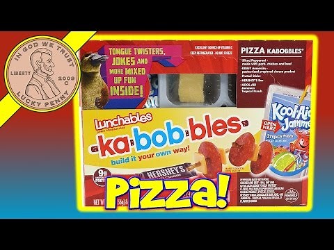 Lunchables Pizza Kabobbles Kool Aid Jammers Hershey Bar Kids Lunchroom Snack