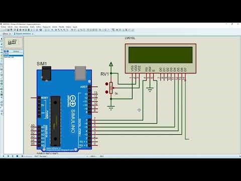 SIMULACIÓN 3.1 PROTEUS ARDUINO Uso del LCD 16x2