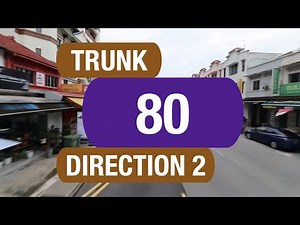 SBS Transit Trunk 80 (Direction 2) | Bus Service Route Visual