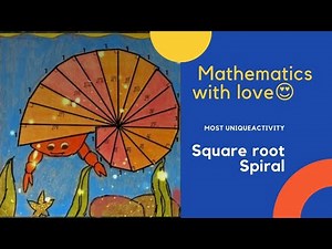 Art Integeration Square Root spiral How to construct