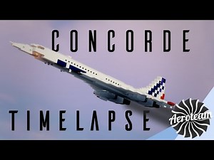 Minecraft Concorde Timelapse