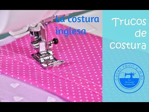 Costura inglesa: 3 técnicas fáciles