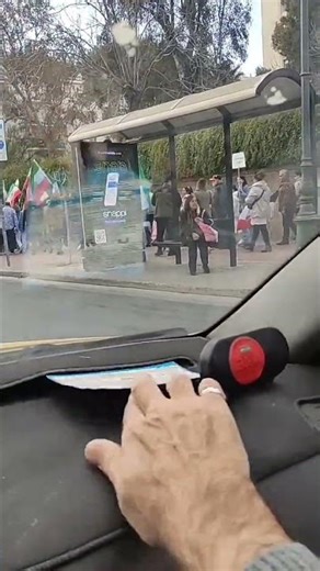 Διαδηλωση Ιρανων υπερ , Ισραηλ και Αμερικης