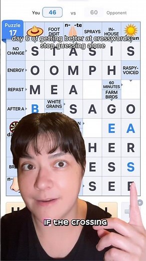 How crossing letters solve your crossword puzzles 🧩💡 #shorts