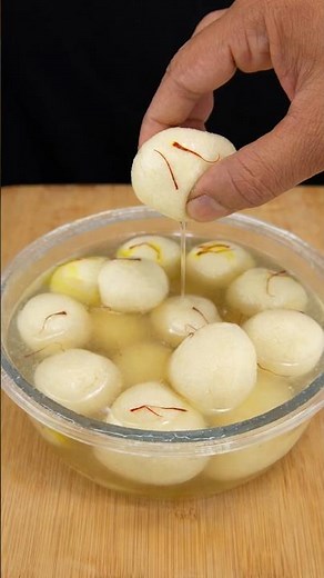 Perfect Sponge Rasgulla Recipe 😍#shorts