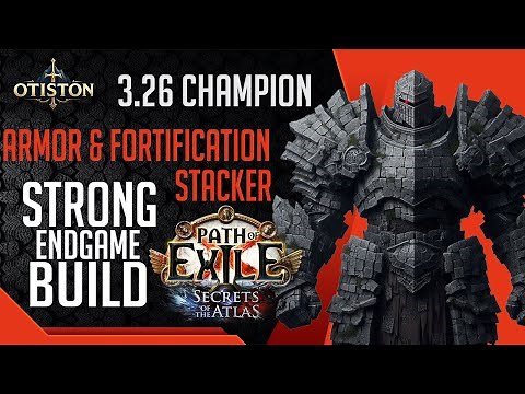 POE 3.26 Fortification stacking champion build