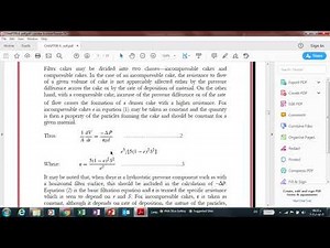 ظواهر انتقال / unit operation - filtration 2 record