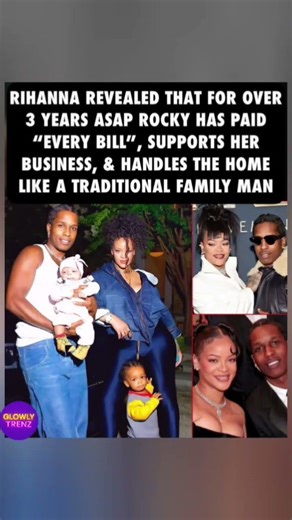 Rihanna Reveals ASAP Rocky Has Paid "Every Bill" for Over 3 Years! 😍❤️ #shorts