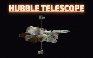 【Minecraft建筑教程】如何建造 Hubble Telescope