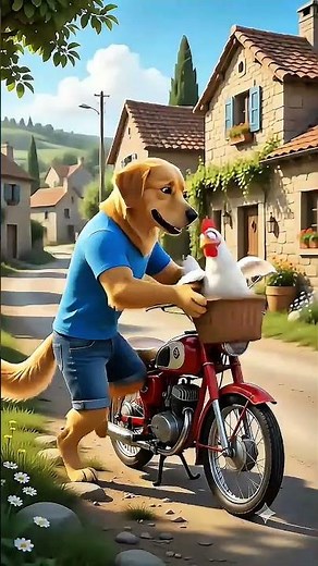 Ai animation dog video #cat #pets #3danimation #wildlife #funny #animallife
