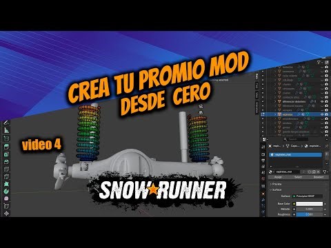 Realistic Suspensions! 🛠️ Suspension Animation and Weighting Guide for SnowRunner | Blender