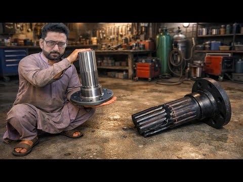 Restoring a Severely Damaged RTO Shaft - Complete Workshop Repair Process