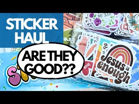 I Tried These Bible Stickers… Are They Actually Good?