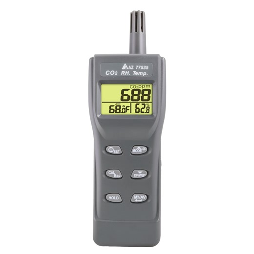 AZ 77535 NDIR CO2 Meter | CO2, Temp & Humidity Data Logger