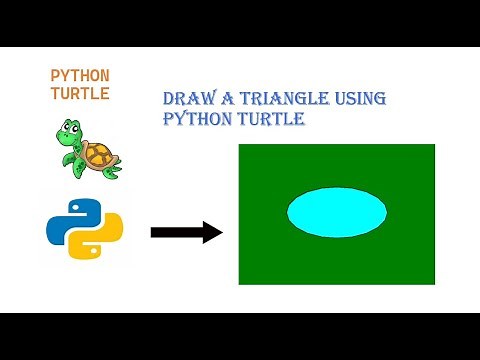 Oval Shape using Python Turtle