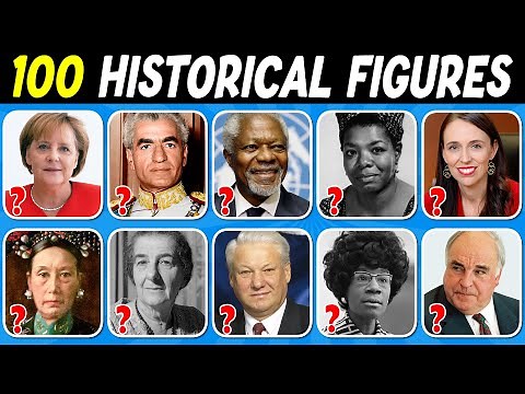 Guess the Historical Figure Quiz 🌍 | 100 World Leaders, Icons & Revolutionaries
