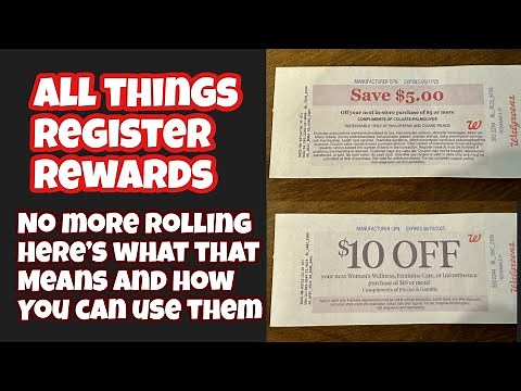 WALGREENS REGISTER REWARDS- how to use, when to use and all things register rewards