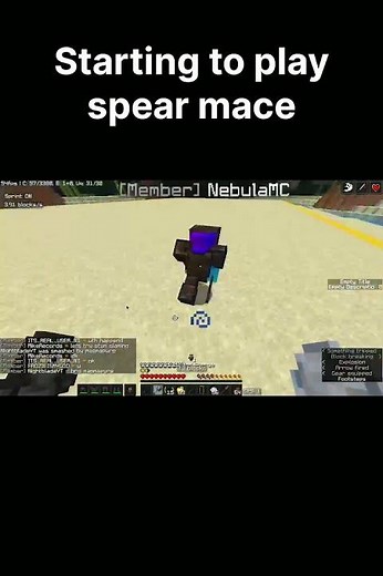 Day 52 spear mace #eaglercraft #minecraft