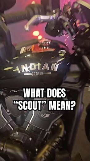 Did you know the history behind the "Scout" moniker in the Indian Motorcycle lineup? #Indian