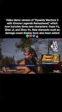 Video Guan Yu, Zhen Ji, and Zhou Yu. New elements such as damage count display have also been added.