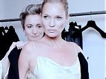 Kate Moss stuns in BTS look at Calvin Klein Collection Fall 2025 show