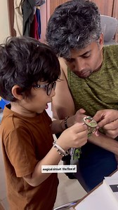 3.5M views · 41K reactions | The kiss detector is here!While working on another project, I had a sudden burst of creativity and surprised my dad with this fun idea! #fatherandson #love #bonding #family #familytime #fatherandsonlove #tamil | AgniV | Facebook