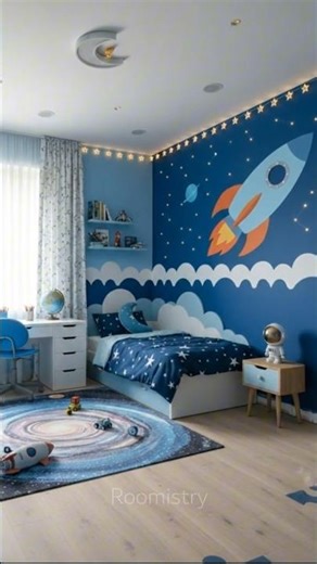 Boys Space Room Makeover 🚀✨ Empty to Cosmic Adventure