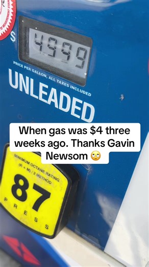 California problems. Unique summer blend rollout, refineries closing down, gas taxes, cap and trade fees, regulations upon regulations. We’re literally importing most of our gas now from the Bahamas on diesel burning barges. Environmentalism is the worst form of NIMBYism. #gas #gasprices #california #cali #gavinnewsom