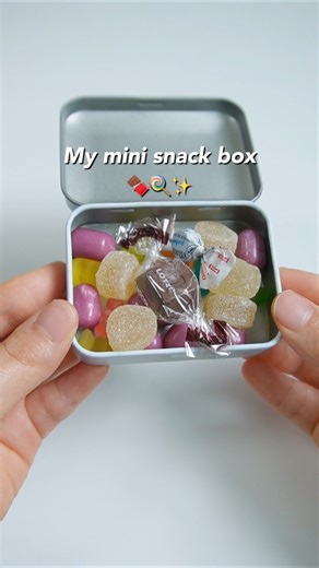 My mini snack box🍫🍭💖 #asmr #snacks #candy #chocolate #satisfying