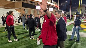 Indiana fans enjoying the spoils of victory at Maryland. | Indiana Sports Beat Radio