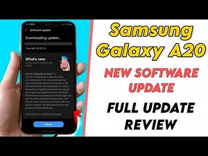 New Software Update in Samsung Galaxy A20 Android 11- Galaxy A20 One ui 3, Software Update Review